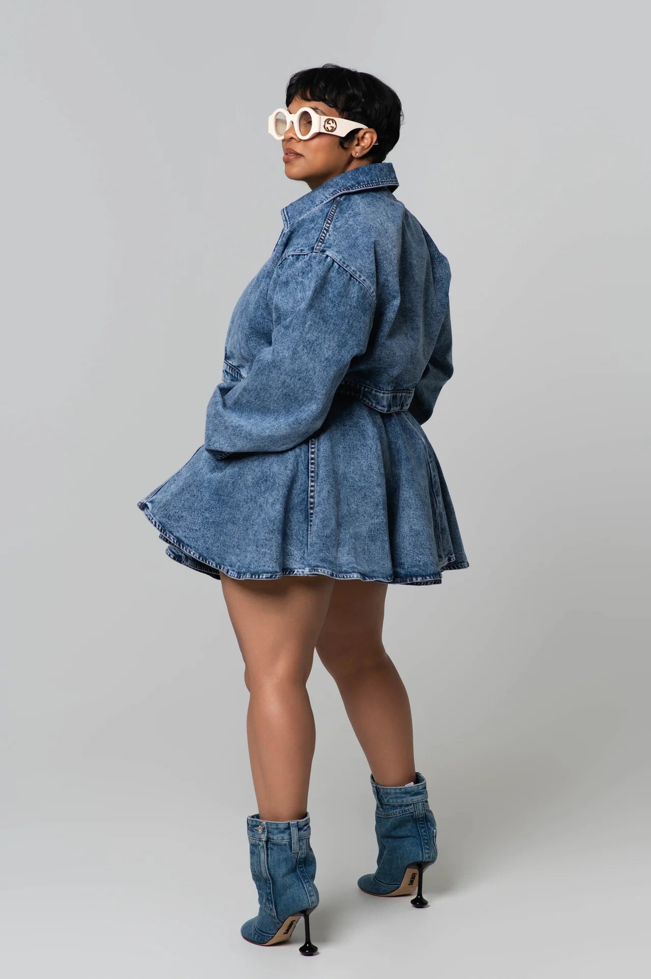 Malone Stone Wash|Denim Set