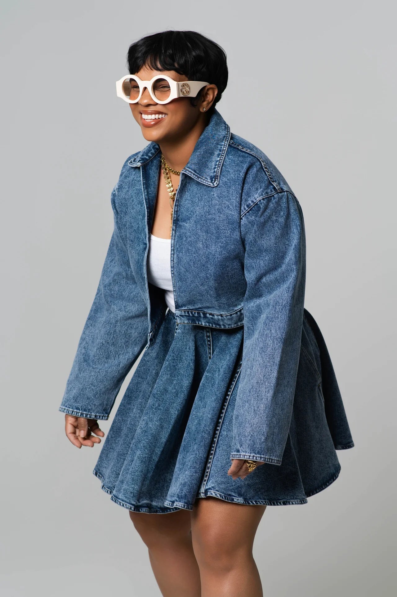 Malone Stone Wash|Denim Set