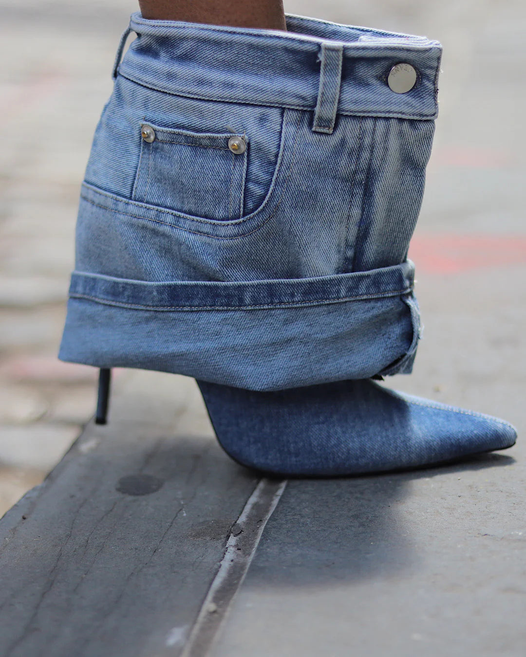 Asia Denim|Jean Bootie