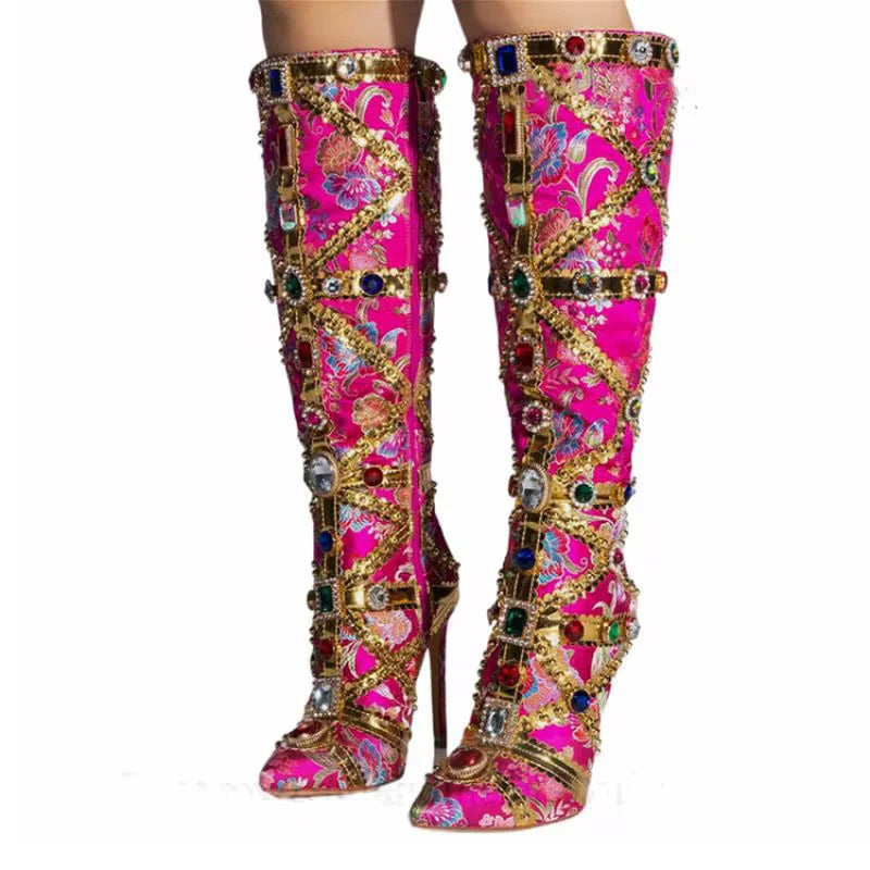 Bedazzled Runway|Couture Boots