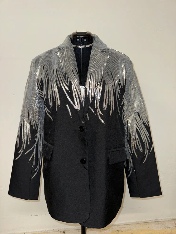Jezel Sequin Blazer